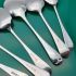 7x Bright Cut Silver Plated Jam & Cream Spoons Antique Epns (#61505) 5