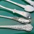 6x Lovely Antique Jam & Cream Spoons Silver Plated (#61508) 5