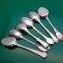 6x Lovely Antique Jam & Cream Spoons Silver Plated (#61508) 7
