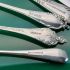 6x Ornate Jam & Cream Spoons Silver Plated Antique (#61509) 6
