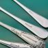 6x Ornate Jam & Cream Spoons Silver Plated Antique (#61509) 7
