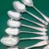 8x Assorted Jam Spoons Silver Plated / Ns - Antique & Vintage (#61510) 3