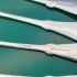 4x Matching Jam & Cream Spoons 1885 Design Ornate Silver Plated (#61512) 6