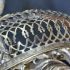 Ornate 6 Bottle Cruet Set Frame Silver Plated Antique (#61571) 4