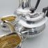 Queen Anne Flute 4 Piece Silver  Plated Tea Service Set Vintage (#61600) 2