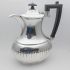 Queen Anne Flute 4 Piece Silver  Plated Tea Service Set Vintage (#61600) 6