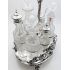 Ornate Victorian 6 Bottle Cruet Set Silver Plated & Glass Antique (#61616) 3