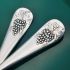 Pair Of Berry Bowl Serving Spoons Grapevine Handles 1922 Silver Plated (#61622) 2