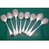 Bulk Lot Of 16x Berry Bowl Serving Spoons Silver Plated / Ns Antique (#61623) 5