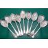 Bulk Lot Of 16x Berry Bowl Serving Spoons Silver Plated / Ns Antique (#61623) 6