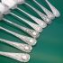 9x Jam Spoons Same Pattern Ornate Antique Silver Plated (#61626) 2