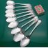 9x Jam Spoons Same Pattern Ornate Antique Silver Plated (#61626) 7