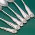 6x Jam Spoons Gadr0on Pattern Silver Plated Antique (#61633) 2