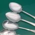 6x Jam Spoons Gadr0on Pattern Silver Plated Antique (#61633) 4