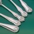 5x Gadroon Pattern Jam Spoons Silver Plated Antique (#61634) 2