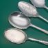 5x Gadroon Pattern Jam Spoons Silver Plated Antique (#61634) 3