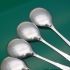 Dubarry Pattern - Set Of 6 Fruit Pudding Spoons Leclere Sheffield Vintage (#61650) 4