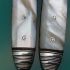 Georgian Sterling Silver Mother Of Pearl Folding Fruit Knife & Fork C. 1800 (#61662) 3