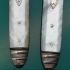 Georgian Sterling Silver Mother Of Pearl Folding Fruit Knife & Fork C. 1800 (#61662) 4