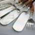 Stag Horn Antler Handle Crumb Trays Scoops Etc Silver Plated Antique (#61728) 5