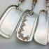 Stag Horn Antler Handle Crumb Trays Scoops Etc Silver Plated Antique (#61728) 6