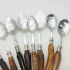 10x Stag Horn Antler Handle Jam Spoons Silver Plated Antique #3 (#61734) 4