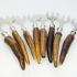 8x Stag Horn Antler Handle Meat Forks - Silver Plated - Antique (#61735) 5