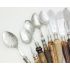 Bulk Lot Stag Horn Antler Handle Forks Spoons Etc  - Silver Plated - Wear (#61737) 3