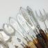 Bulk Lot Stag Horn Antler Handle Forks Spoons Etc  - Silver Plated - Wear (#61737) 4