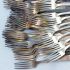 111x Elkington Durham Silver Plated Dinner Forks 1960's Vintage (#61741) 3