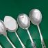 Beautiful Collection Of 10 Jam Spoons - Silver Plated - Pierced - Antique (#61747) 6