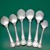 6x Gorgeous Antique Matching Pattern Jam Spoons Silver Plated 1899 Design (#61751) 5