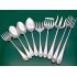 Queen Anne Pattern Serving Forks & Jam Spoons Silver Plated Antique (#61753) 2
