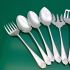 Queen Anne Pattern Serving Forks & Jam Spoons Silver Plated Antique (#61753) 3