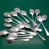 Bulk Lot 17x Old English Pattern Jam & Cream Spoons - Silver Plated/ns- Antique (#61756) 6