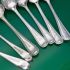 7x Berry Bowl Jam Spoons - Bead Pattern - Silver Plated / Ns Antique (#61757) 5