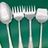 Bulk Lot Of 22 Shield Pattern Pickle Sardine Forks Jam Spoons Silver Plated (#61759) 5