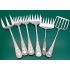 Bulk Lot Of 22 Shield Pattern Pickle Sardine Forks Jam Spoons Silver Plated (#61759) 6