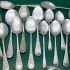 Venetian Pattern Bulk Lot Of 25 Small Serving Forks & Jam Spoons Silver Plated (#61761) 4