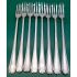 8x Matching Pattern Pickle Forks - Silver Plated - Antique Surrey Plate Etc (#61764) 2