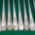 8x Matching Pattern Pickle Forks - Silver Plated - Antique Surrey Plate Etc (#61764) 5