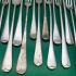Bulk Lot Of 26 Old English Pattern Pickle Forks & Sporks - Silver Plated / Ns (#61766) 8