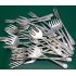 Bulk Lot Of 38 Reed & Ribbon Pattern Pickle Meat Sardine Forks Silver Plated (#61767) 2