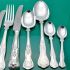 Kings Pattern - 50 Piece Canteen Silver Plated - Vintage Cutlery (#61773) 5