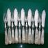 Mother Of Pearl Handle Fish Cutlery Set Silver Plated Hutton 1926 #1 (#61777) 3