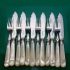 Mother Of Pearl Handle Fish Cutlery Set Silver Plated Hutton 1926 #1 (#61777) 5