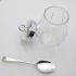 Cut Glass & Silver Plated Jam Jar With Spoon - Wm Hutton Sheffield Vintage (#61779) 3