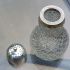 Beautiful Pear Shape Hobnail Cut Glass Silver Plated Sugar Castor Victorian (#61780) 5