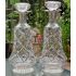 Pair Of Sterling Silver Cut Glass Decanters Sheffield 1929 (#61781) 8