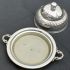 Lovely Victorian Cheese Dish - Silver Plated With Glass - Sheffield Antique (#61806) 2